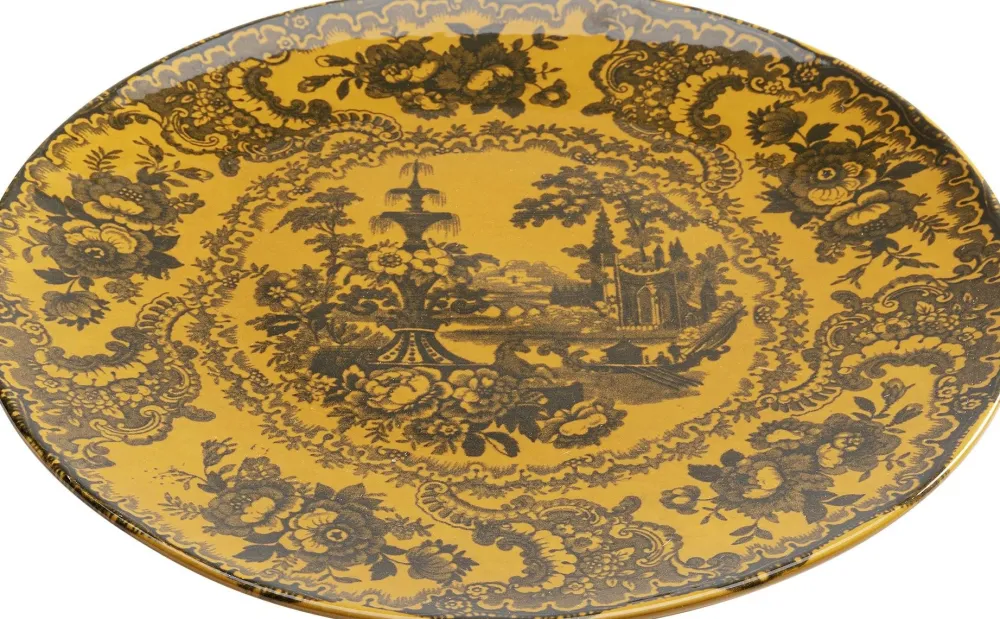 bord_sakura_geel_cm_2.webp KARE Design Bord Sakura Geel Ø27cm