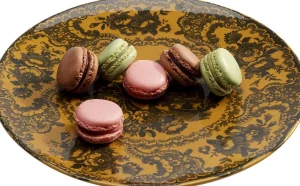 KARE Design Bord Sakura Geel Ø27cm