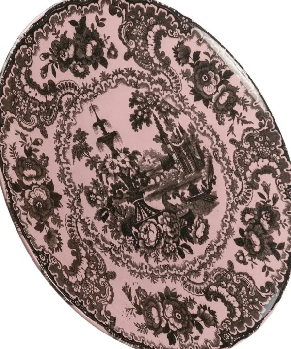 KARE Design Bord Sakura Roze Ø27cm