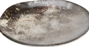 KARE Design Bord Savannah Brown/Grey Matt Ø26cm