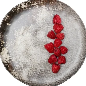 KARE Design Bord Savannah Brown/Grey Matt Ø20cm