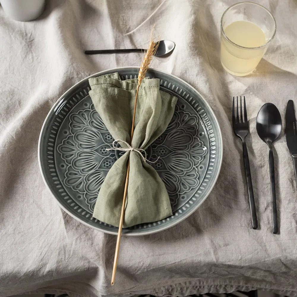 bord_sicilia_mandala_grijs_cm_0.webp KARE Design Bord Sicilia Mandala Grijs Ø27cm