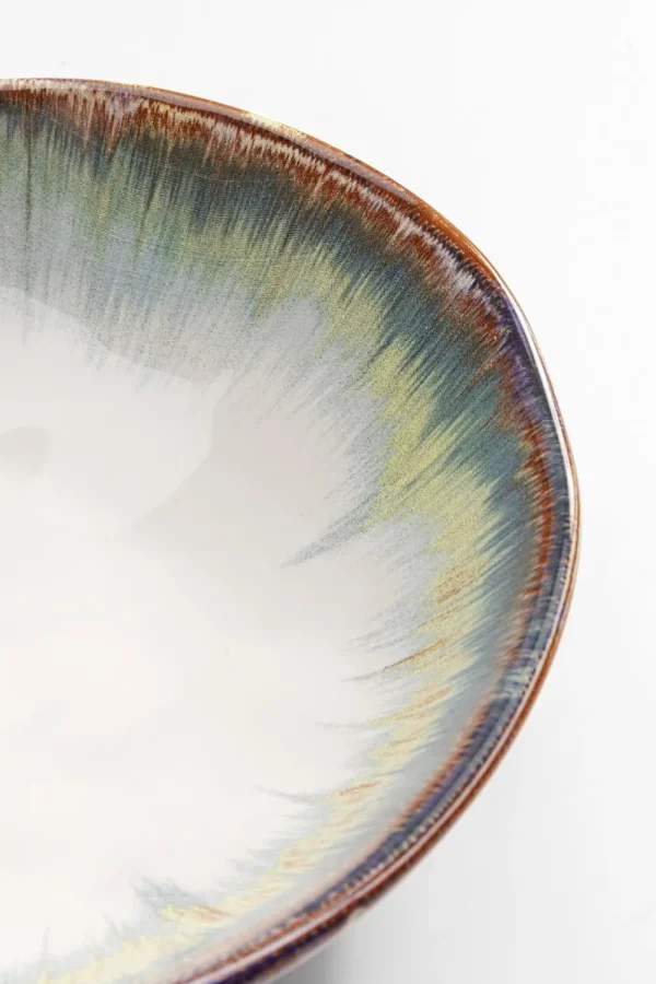 KARE Design Bord Tief Laguna Blauw Ø20cm