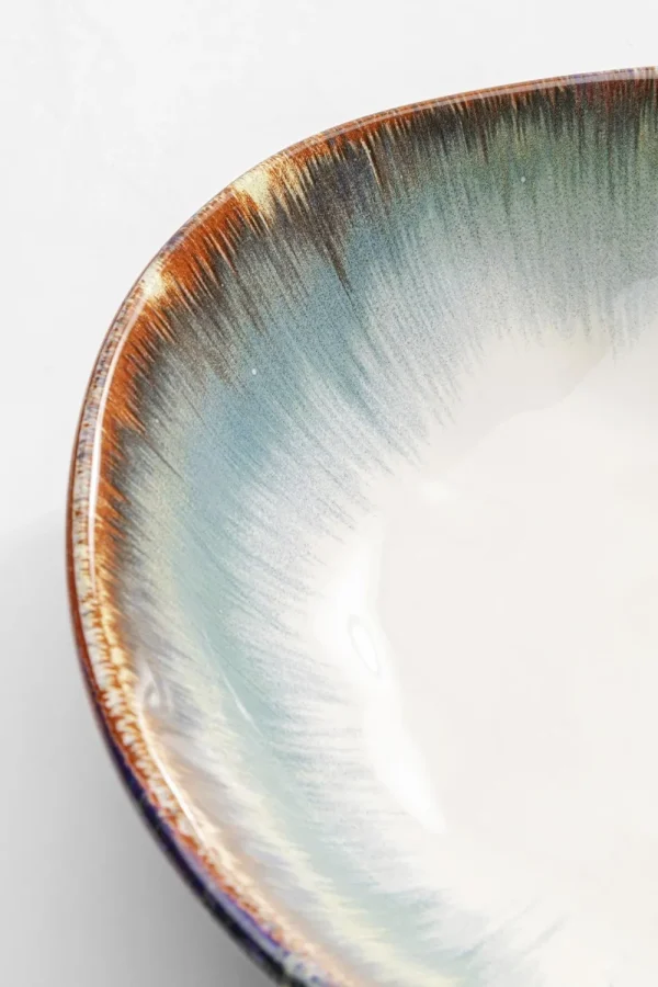 KARE Design Bord Tief Laguna Blauw Ø20cm