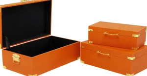 KARE Design Box Noah Orange Set Van 3