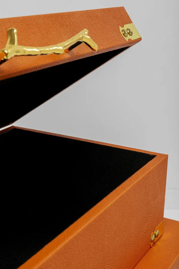 KARE Design Box Noah Orange Set Van 3