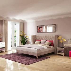 KARE Design Boxspringbed Benito Moon Cream 160x200cm