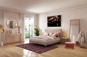 KARE Design Boxspringbed Benito Star Cream 160x200cm