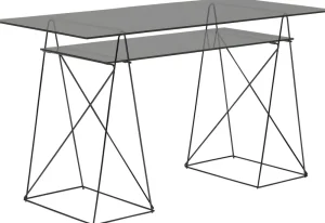 KARE Design Bureau Polar Zwart 8mm ESG 135x65cm
