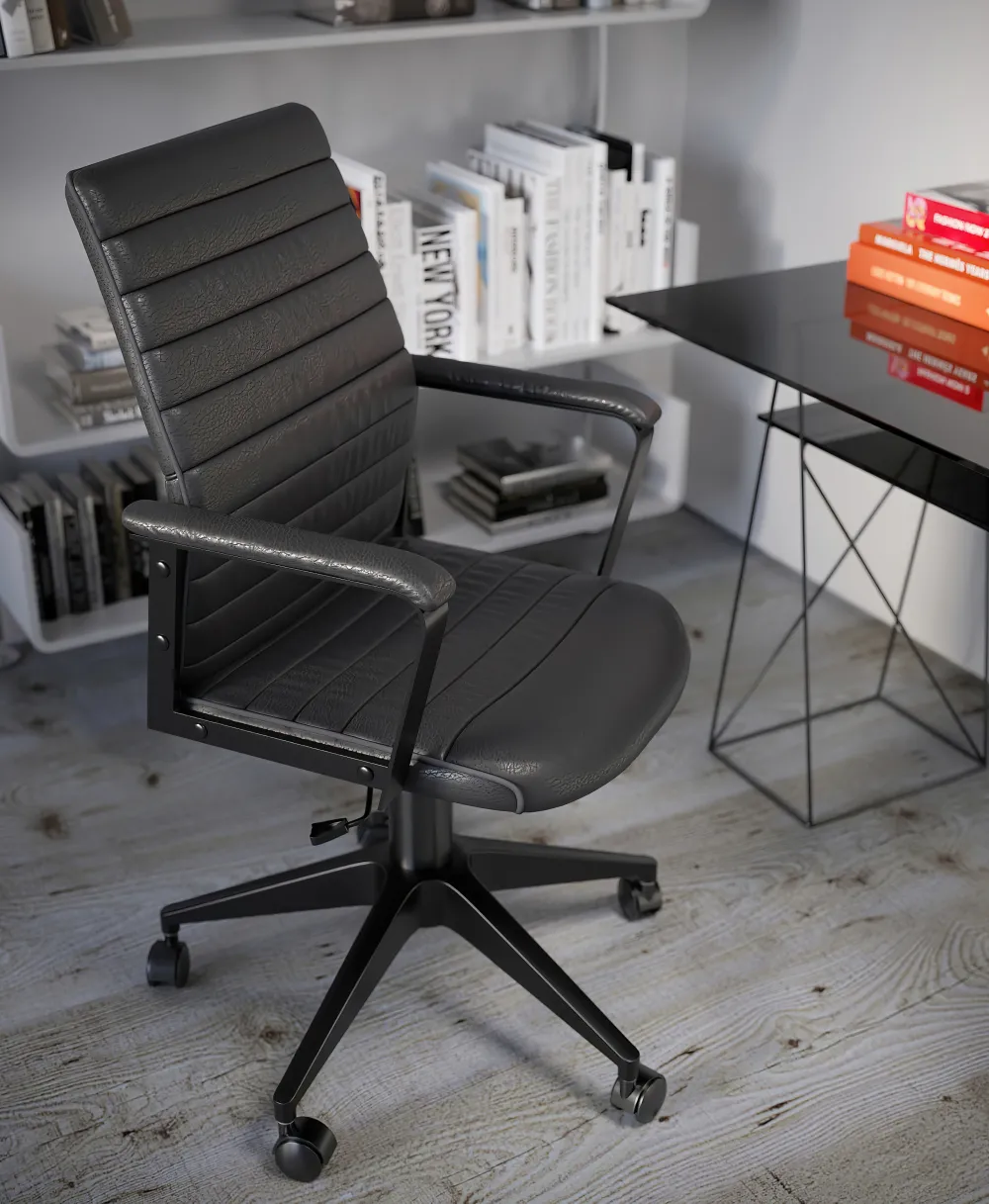 bureau_polar_zwart_mm_esg_xcm_2.webp KARE Design Bureau Polar Zwart 8mm ESG 135x65cm