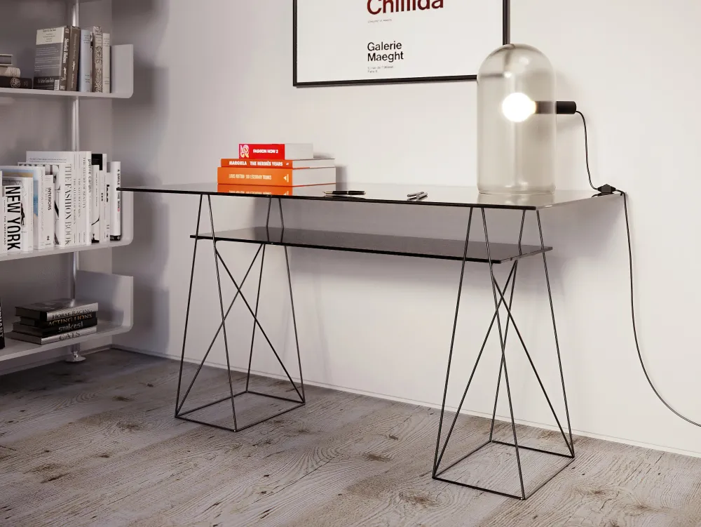 bureau_polar_zwart_mm_esg_xcm_3.webp KARE Design Bureau Polar Zwart 8mm ESG 135x65cm