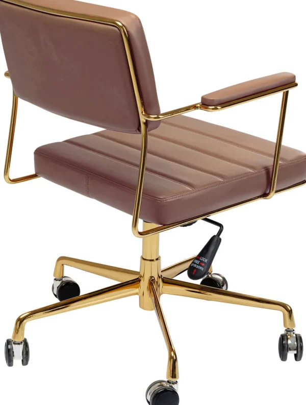 KARE Design Bureaustoel Dottore Bruin