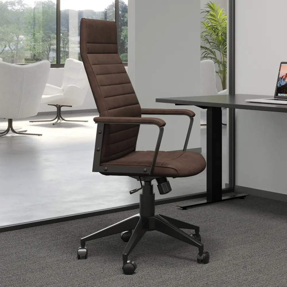 bureaustoel_labora_hoog_bruin_0.webp KARE Design Bureaustoel Labora Hoog Bruin