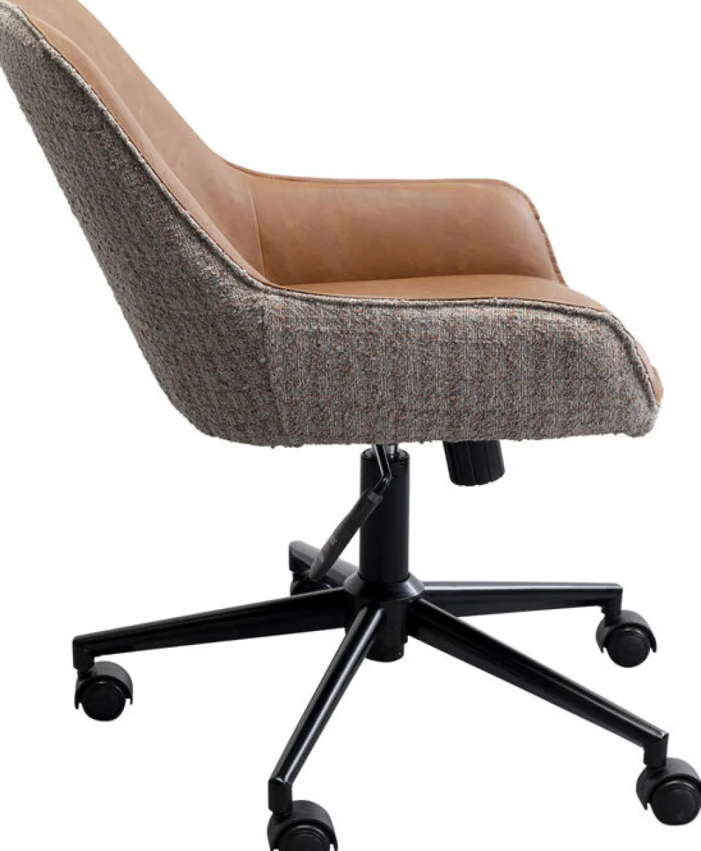 bureaustoel_monica_brown_1.webp KARE Design Bureaustoel Monica Brown
