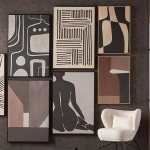 KARE Design Canvas Classic Shape Brownie 60x90cm