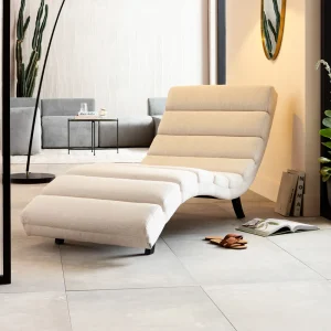 KARE Design Chaise Longue Balou Creme 190cm
