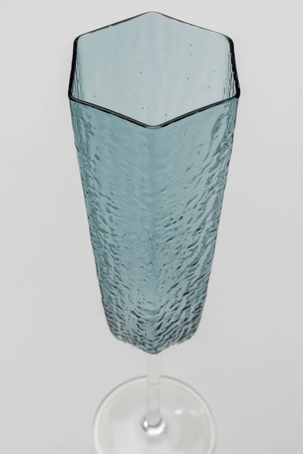 KARE Design Champagneglas Cascata Blue