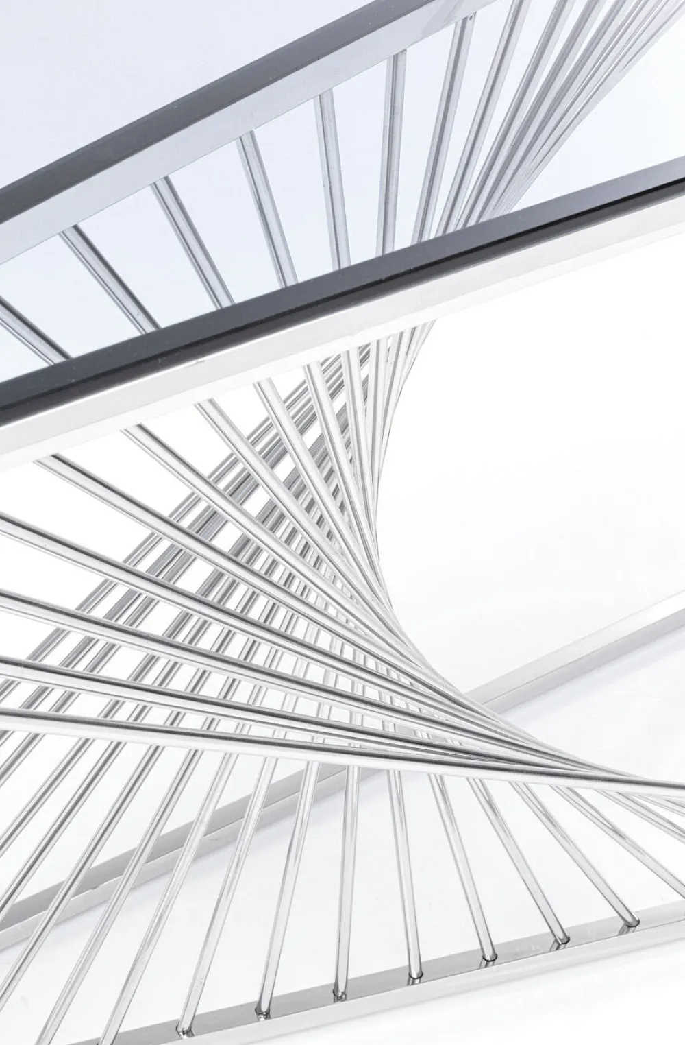 console_laser_zilver_helder_glas_xcm_5.webp KARE Design Console Laser Zilver Helder Glas 120x40cm