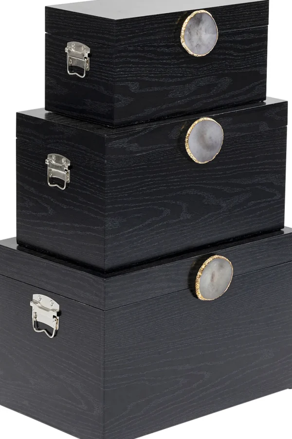 KARE Design Deco Box Nifty Black (3/Set)