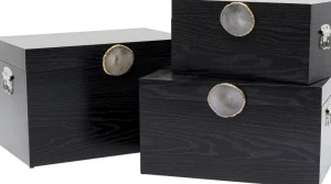 KARE Design Deco Box Nifty Black (3/Set)