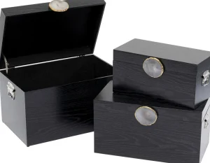 KARE Design Deco Box Nifty Black (3/Set)