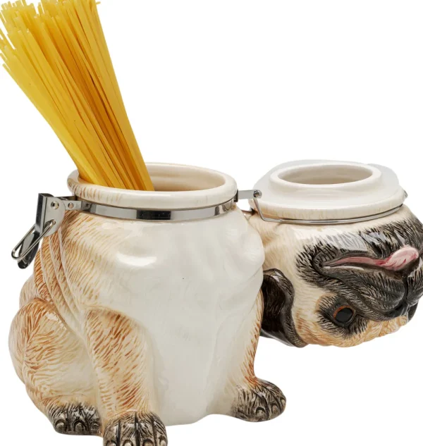 KARE Design Deco Pot Pug 18cm