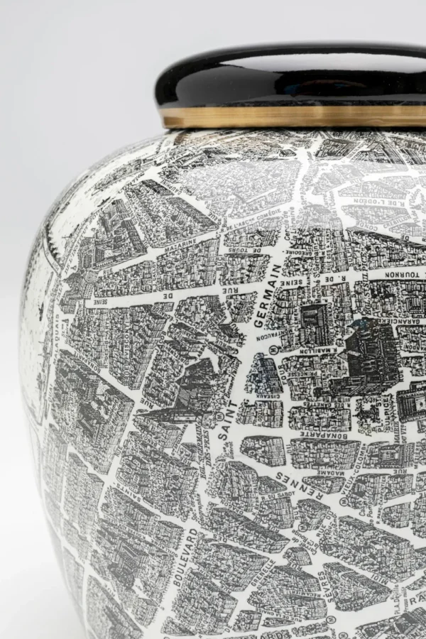 KARE Design Deco Pot Streets Of Paris 21cm