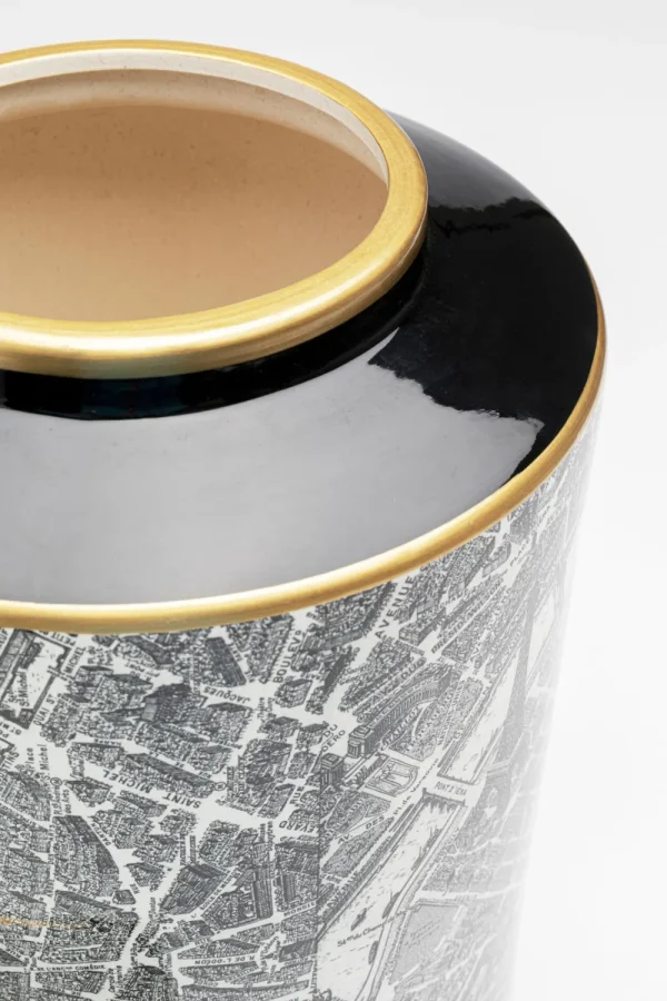 KARE Design Deco Pot Streets Of Paris 22cm