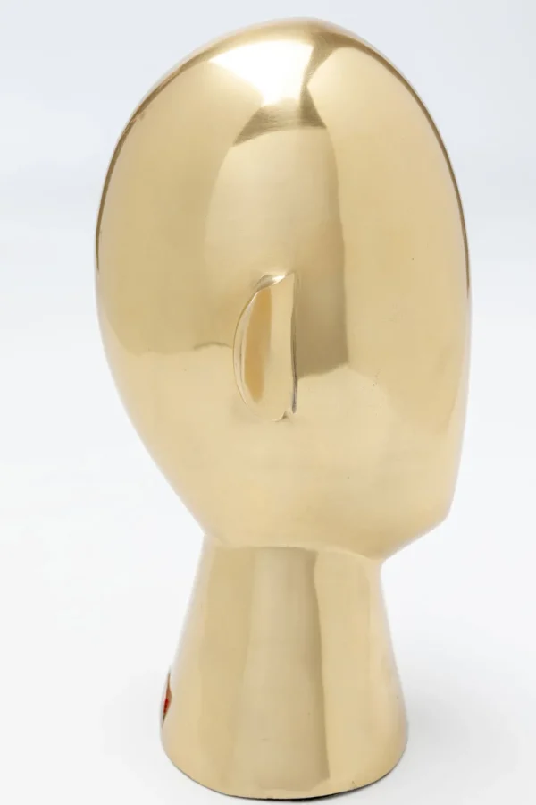 KARE Design Decofiguur Abstract Face Gold 28cm