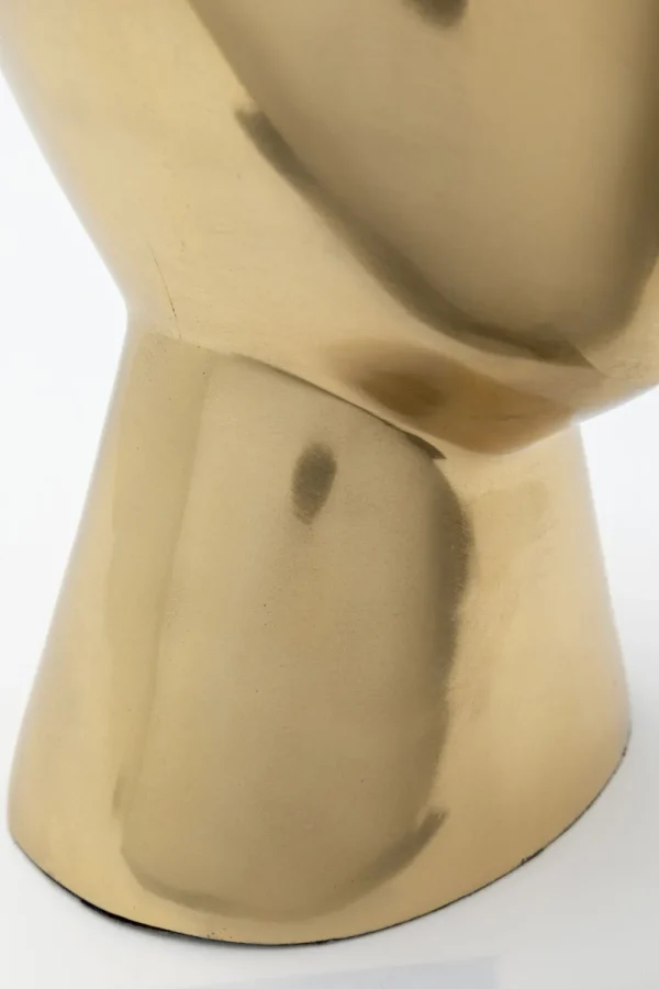 KARE Design Decofiguur Abstract Face Gold 28cm