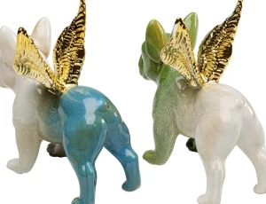 KARE Design Decofiguur Angel Wings Dog Assorted