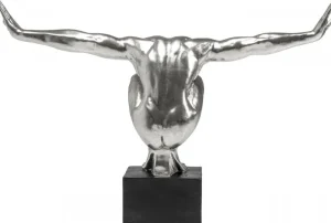 KARE Design Decofiguur Atleet XL Zilver