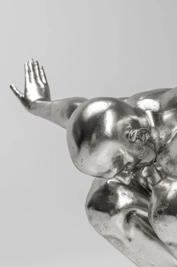 KARE Design Decofiguur Atleet XL Zilver