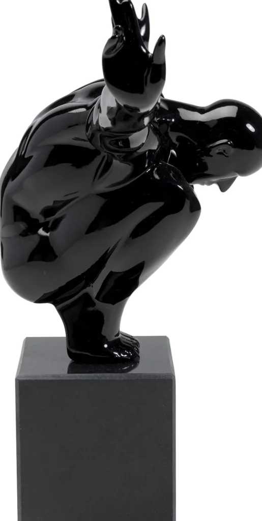 KARE Design Decofiguur Atleet Zwart