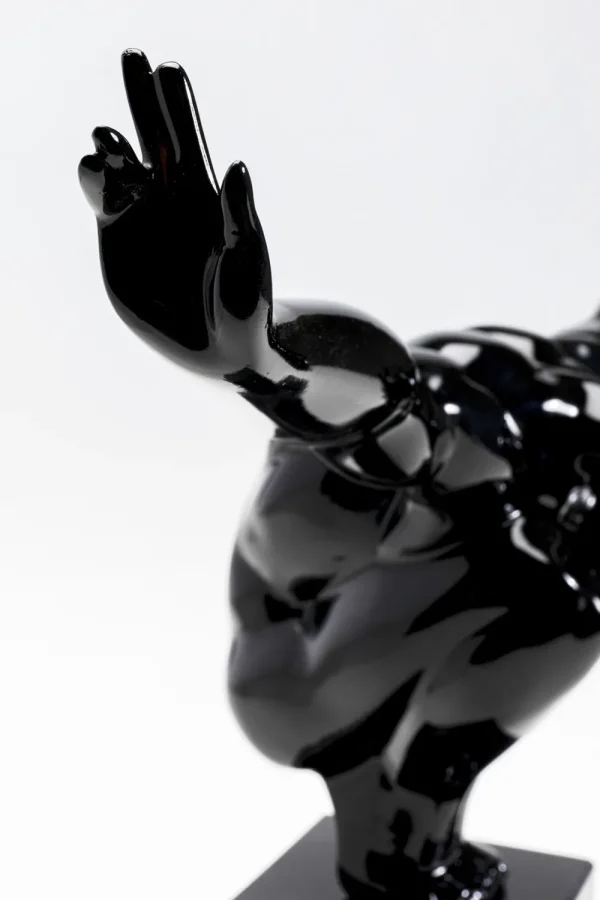 KARE Design Decofiguur Atleet Zwart Klein