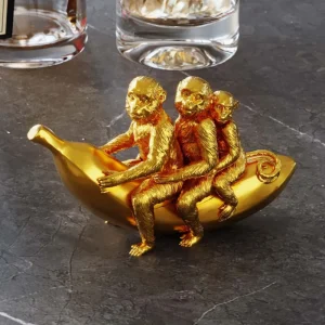 KARE Design Decofiguur Banana Ride 12cm