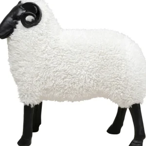 KARE Design Decofiguur Bathilde Ram White 78cm