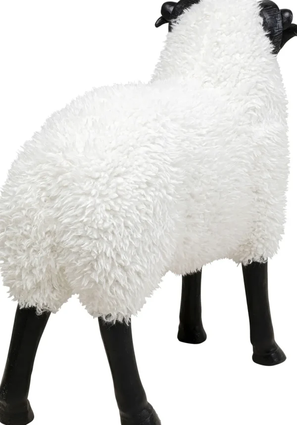 KARE Design Decofiguur Bathilde Ram White 78cm