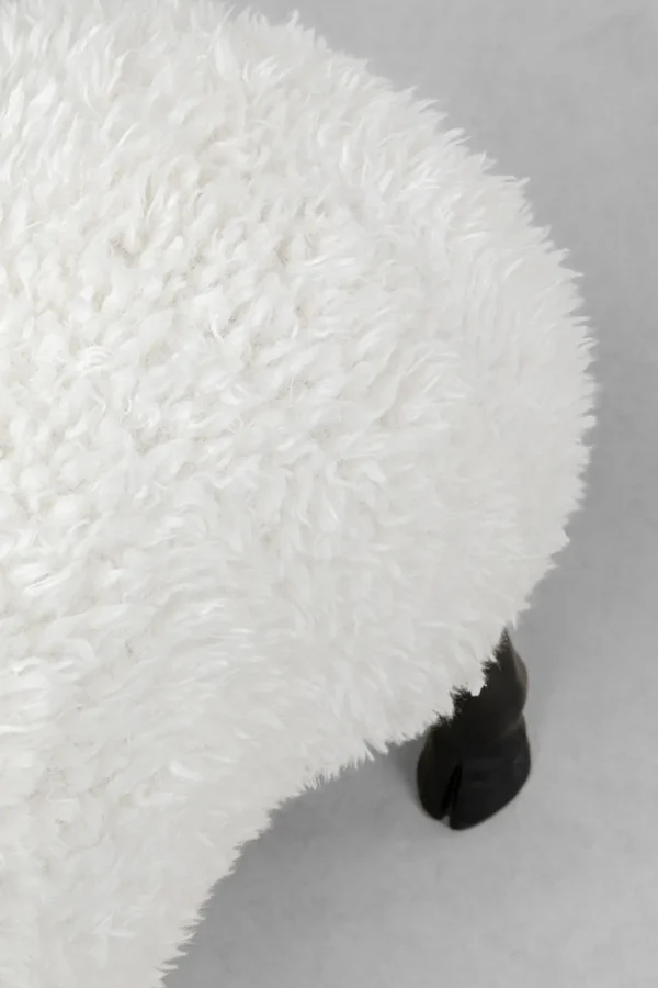 KARE Design Decofiguur Bathilde Ram White 78cm