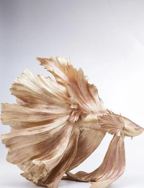 KARE Design Decofiguur Betta Fish Goud