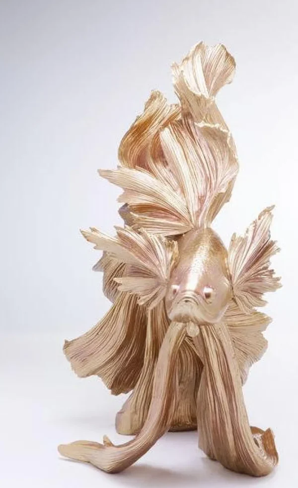 KARE Design Decofiguur Betta Fish Goud