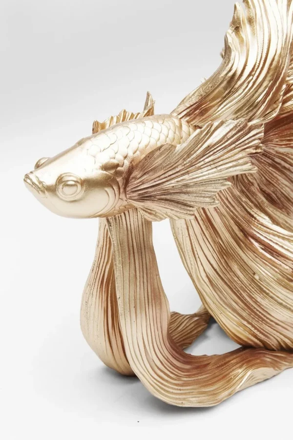 KARE Design Decofiguur Betta Fish Goud Klein