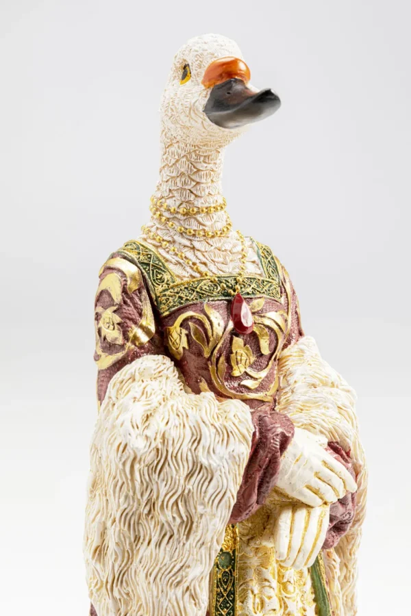 KARE Design Decofiguur Bird Lady Duck White 31cm