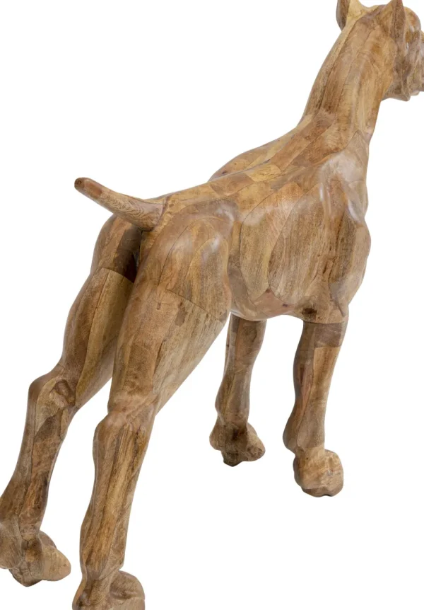 KARE Design Decofiguur Bulldog Wood 70x78cm