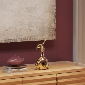 KARE Design Decofiguur Bunny Gold 37cm