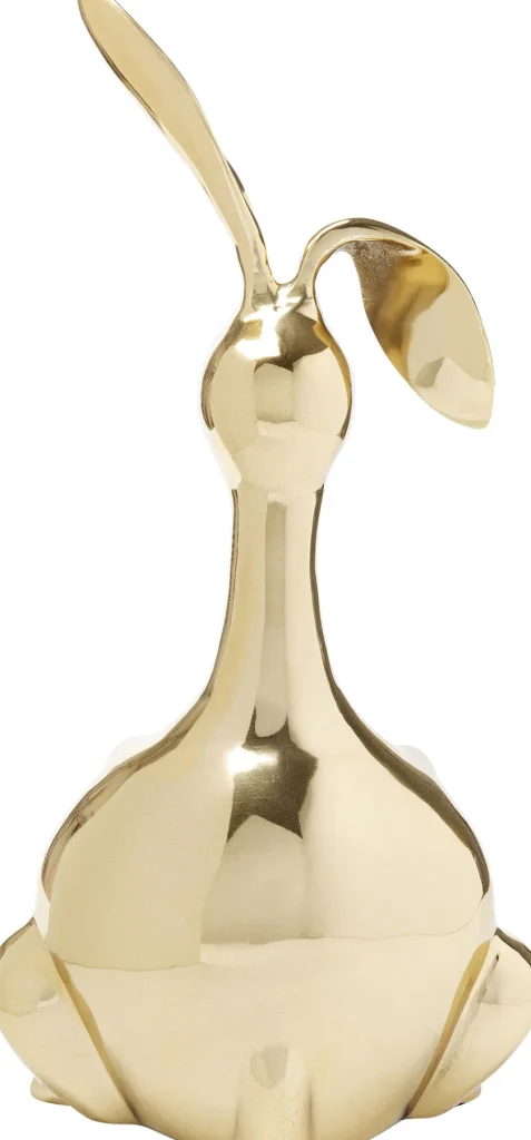 KARE Design Decofiguur Bunny Gold 37cm