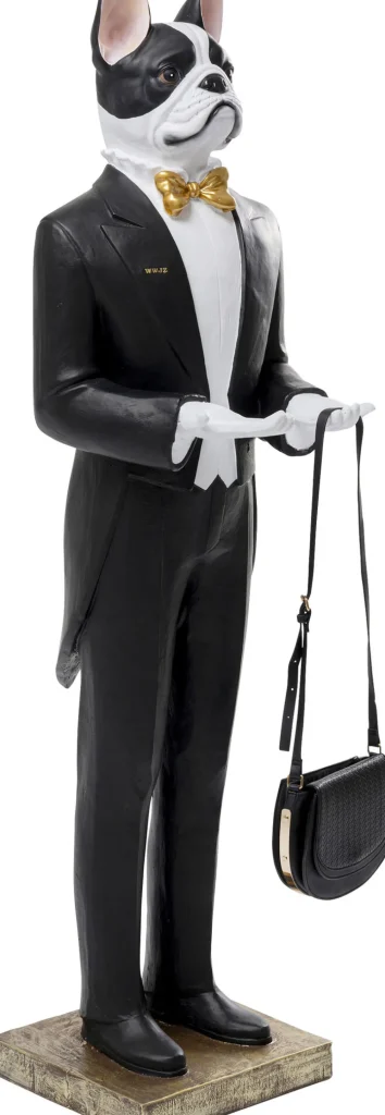 KARE Design Decofiguur Butler Dog Alfred 159cm