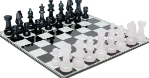 KARE Design Decofiguur Chess Transparent 60x60cm