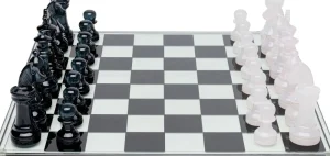 KARE Design Decofiguur Chess Transparent 60x60cm