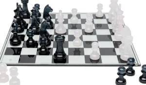 KARE Design Decofiguur Chess Transparent 60x60cm